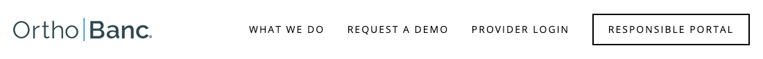 OrthoBanc Login OrthoBanc